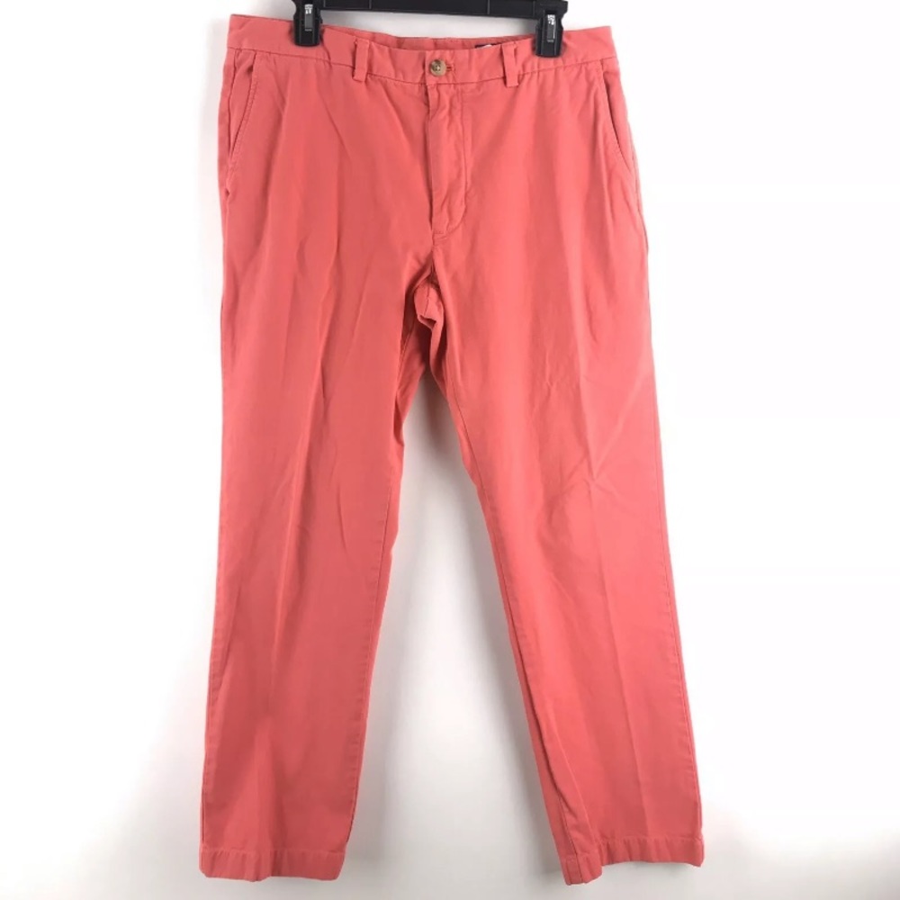 Vineyard Vines Chinos Pants Men 34x32 Pink Breaker